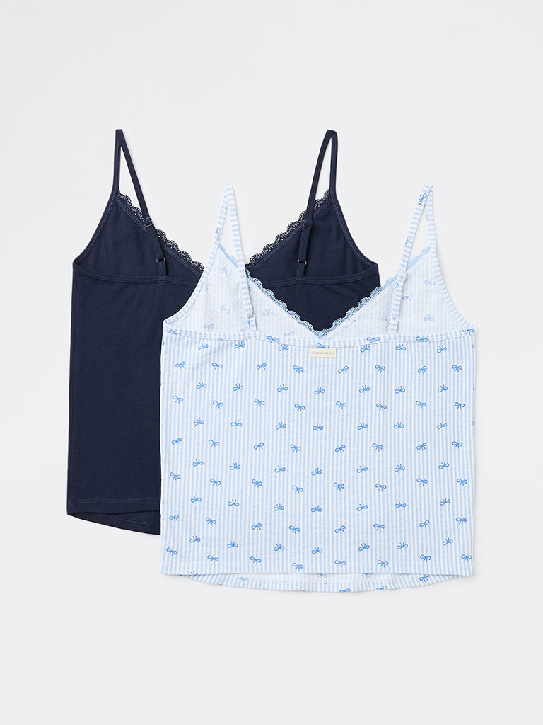 Superstar 2-Pack Printed Cotton-Blend Camisole
