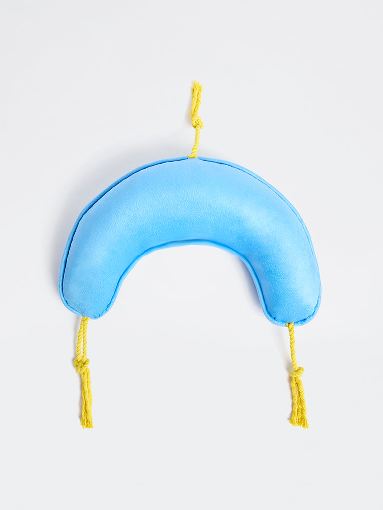 Westside Home Blue Plush Pet Neck Band