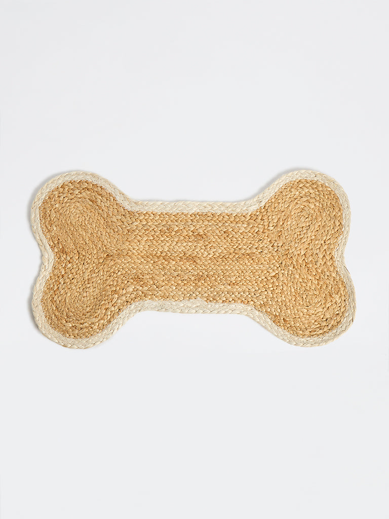 Westside Home Beige Jute Pet Placemat