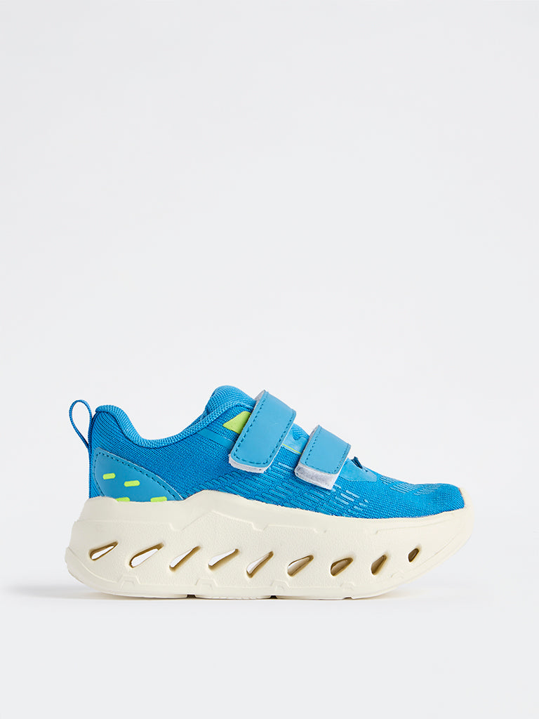 Yellow Blue Chunky Sneakers