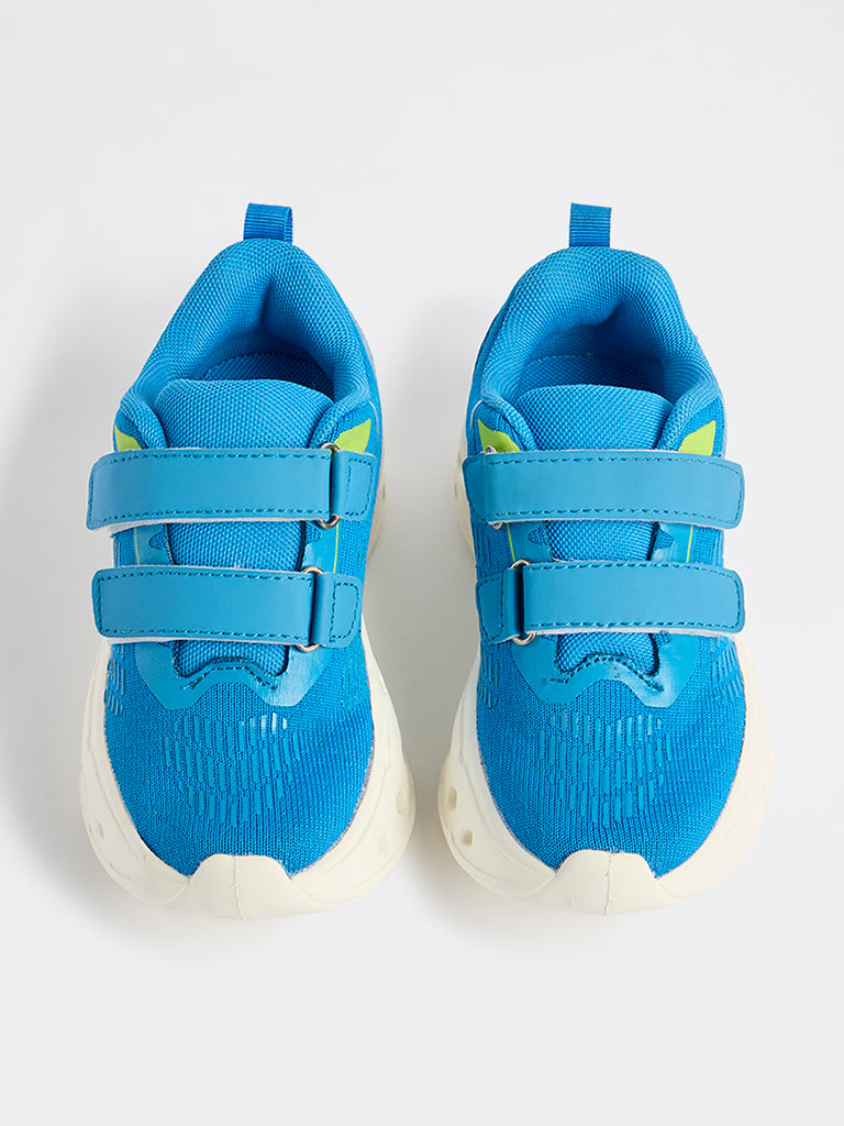Yellow Blue Chunky Sneakers