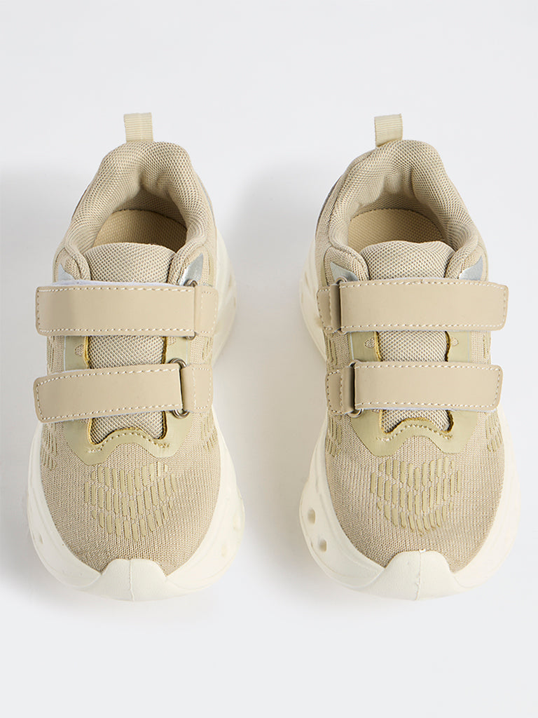 Yellow Beige Chunky Sneakers