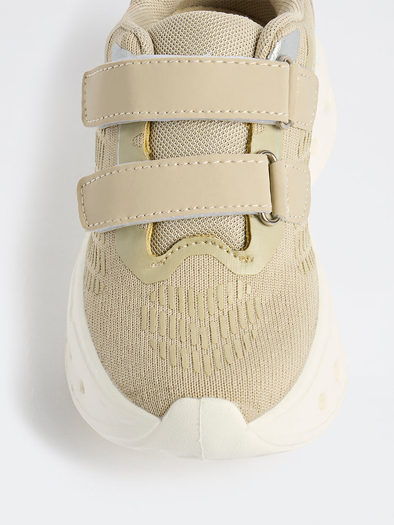 Yellow Beige Chunky Sneakers