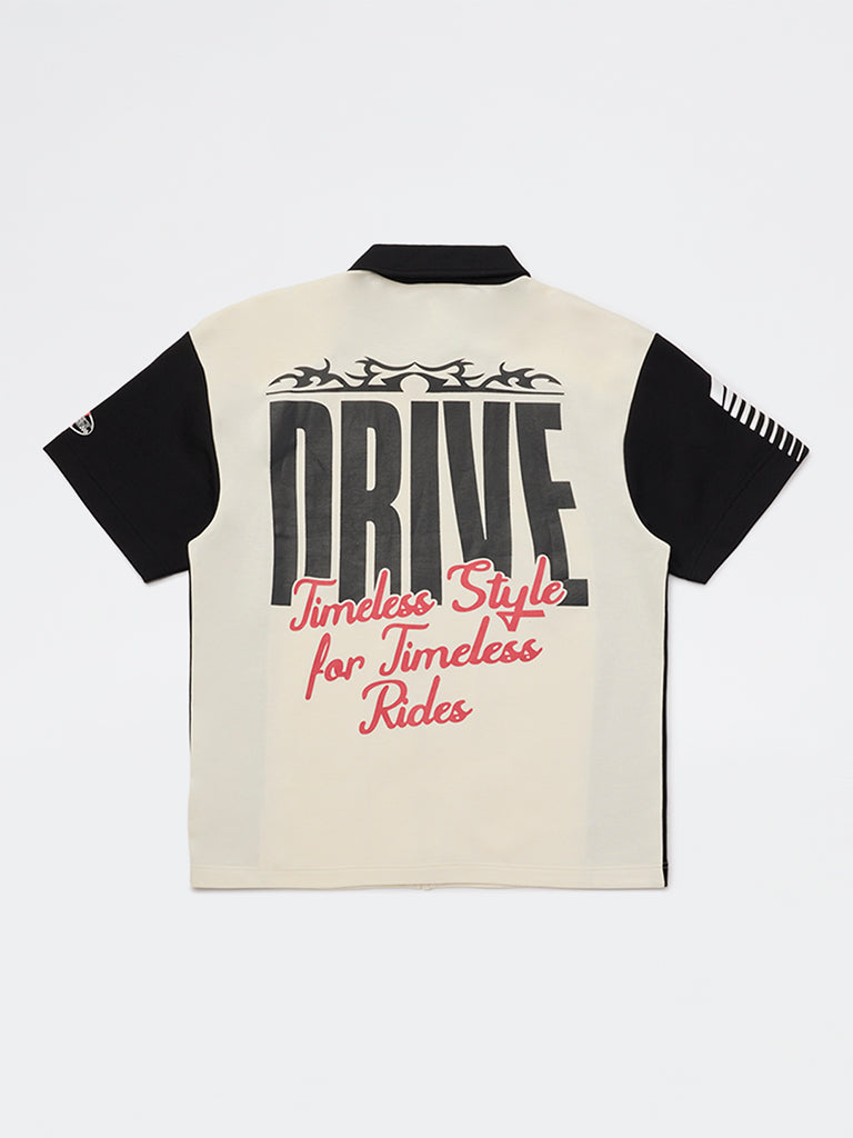 Boys Off-White Typographic Shirt