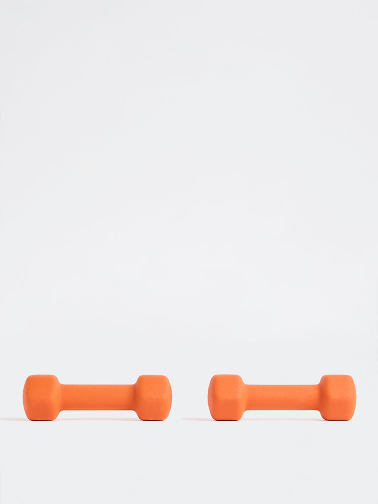 Westside Home Orange Hex Dumbbell - 3kg