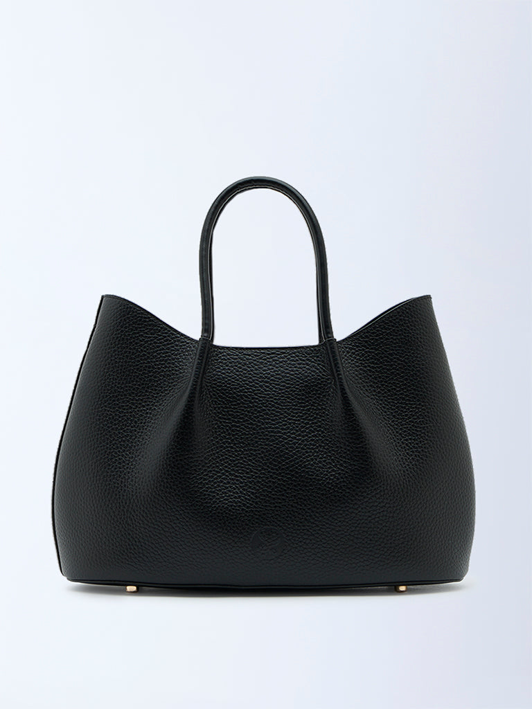 Belle Grain Leather Mini Tote