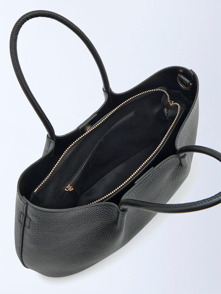 Belle Grain Leather Mini Tote