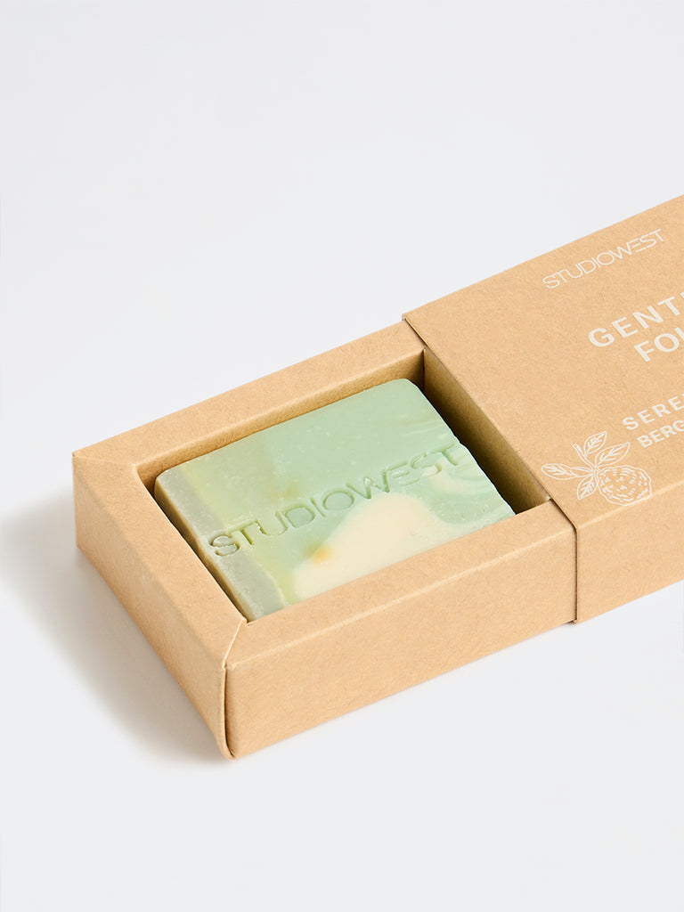 Studiowest Gentle Folk Serenity Studs Bergamot Tea Tree Bathing Bar -75 gm