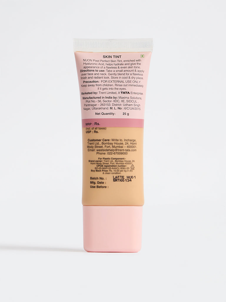 Nuon Pixel Perfect Latte NU01 Skin Tint - 25 gm