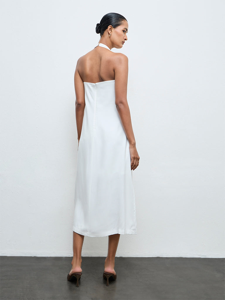Wardrobe White A-Line Dress