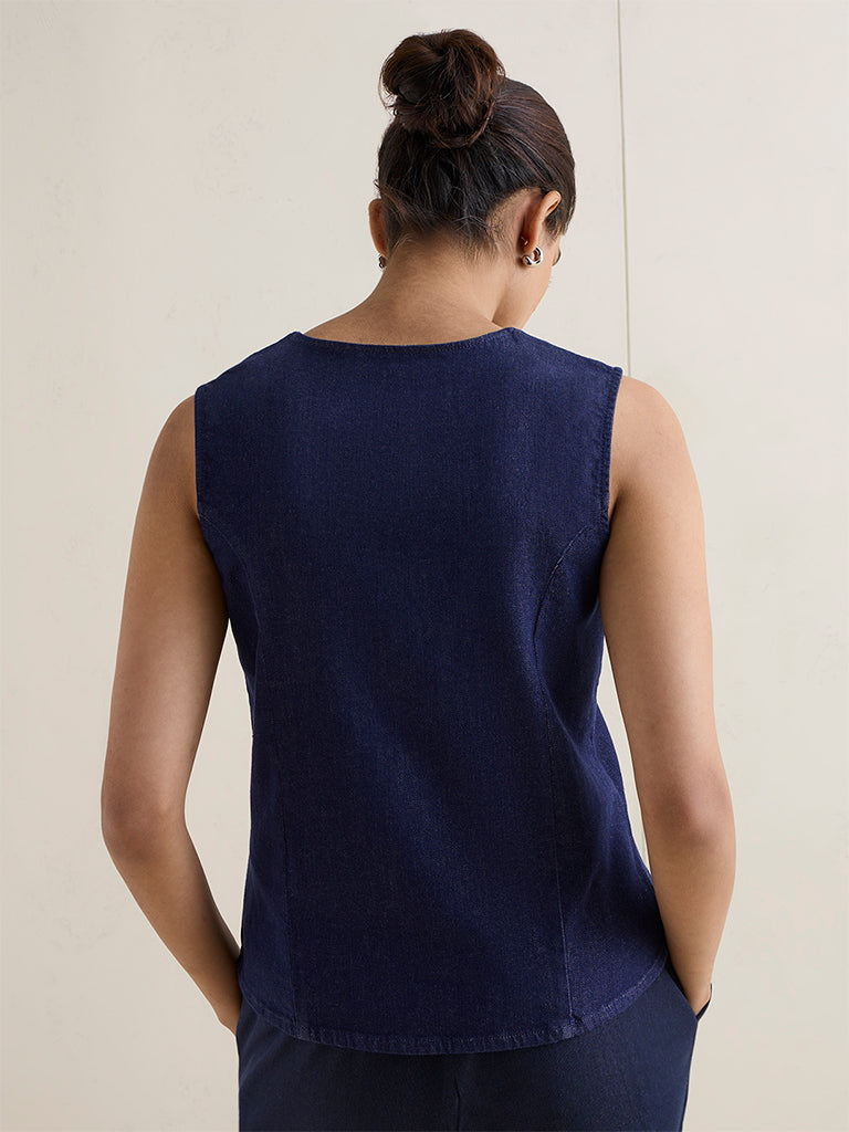 Wardrobe Indigo Denim Top