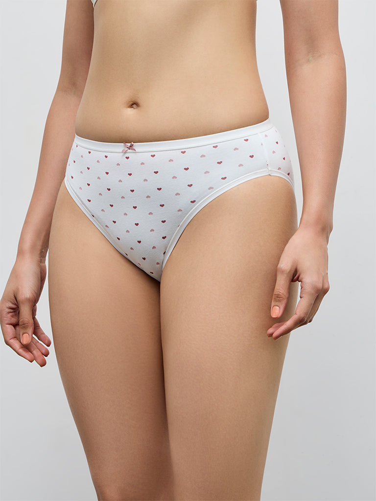 Wunderlove 3-Pack Hi-Leg Cotton-Blend Briefs