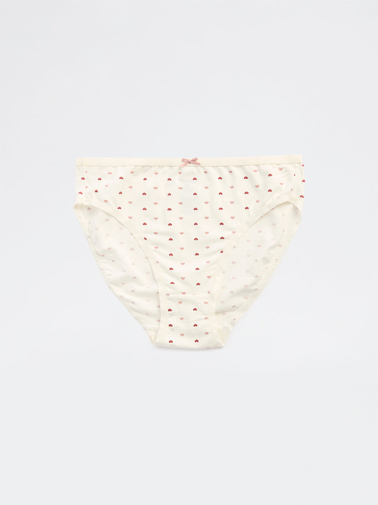 Wunderlove 3-Pack Hi-Leg Cotton-Blend Briefs