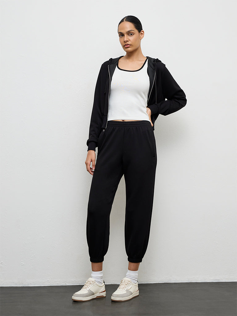 Nuoflexx Black High-Rise Joggers