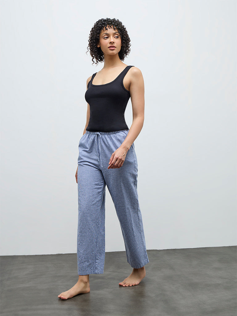 Wunderlove Black Cotton Tank Top