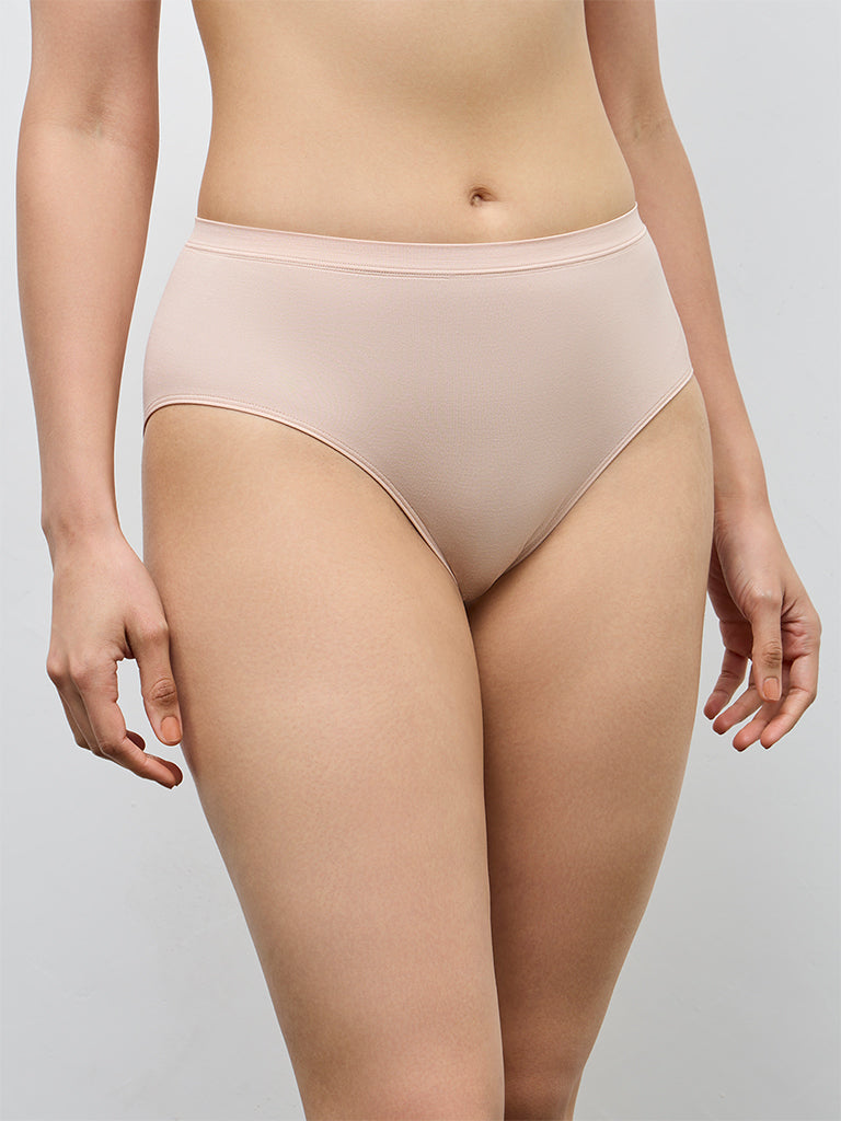 Wunderlove Beige Seamfree Full Briefs