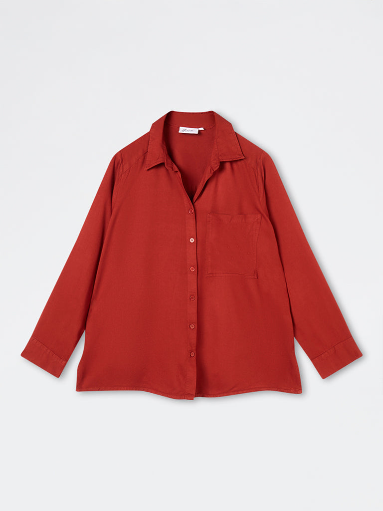 Gia Rust Solid Shirt