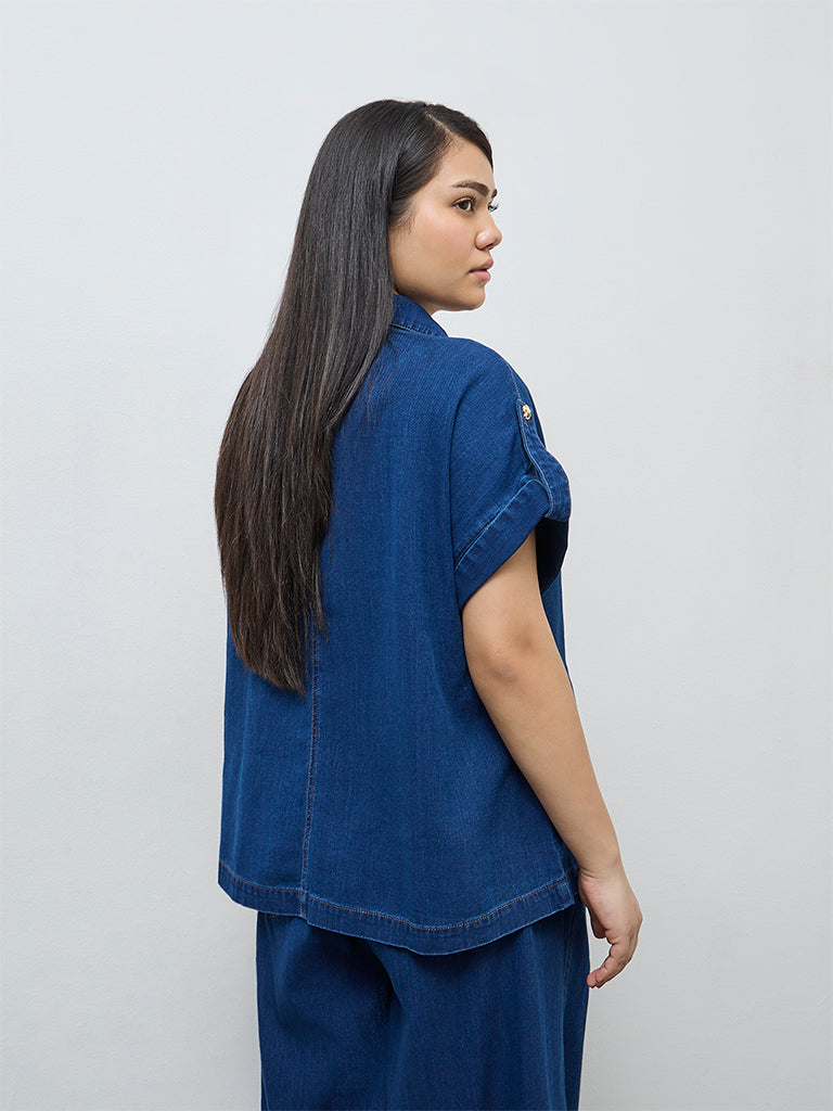 Gia Blue Denim Shirt