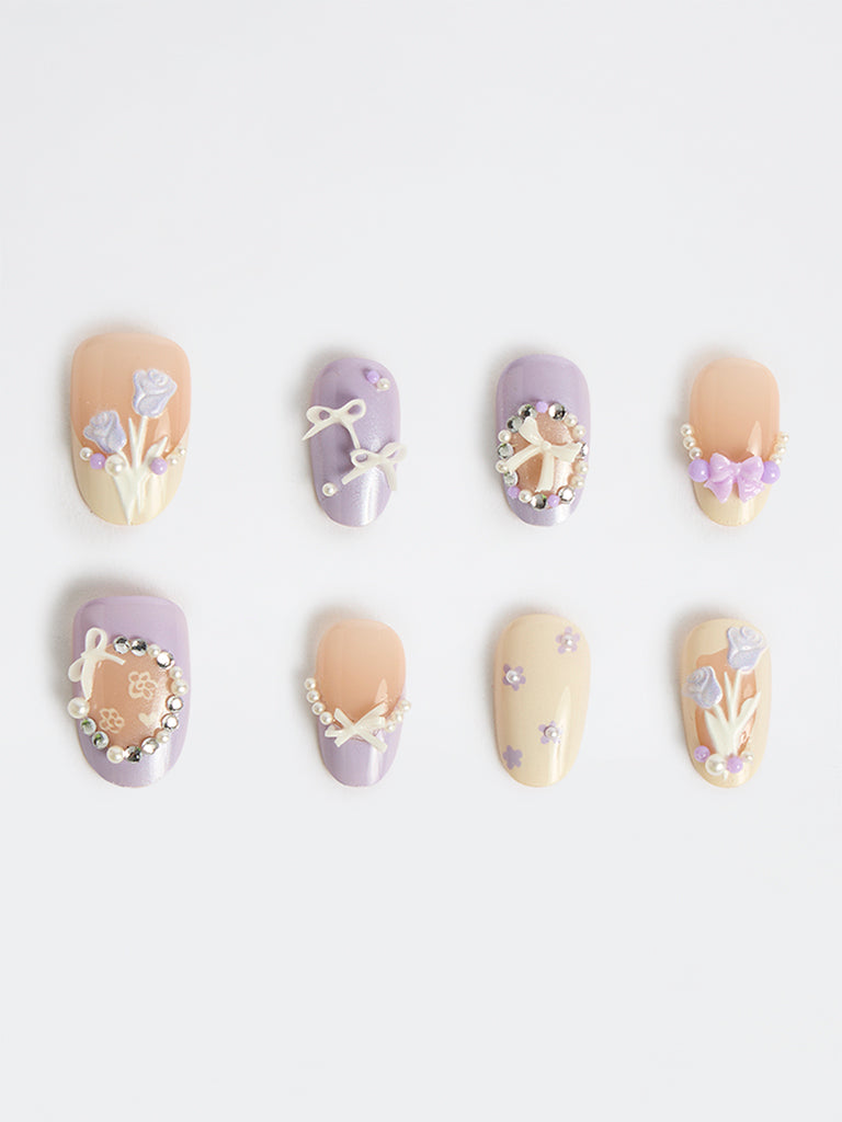 Studiowest Lilac Victorian Era Press-On Nail Set