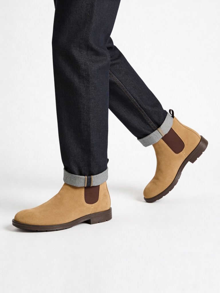 SOLEPLAY Beige Suede Leather Boots