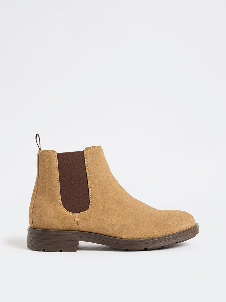 SOLEPLAY Beige Suede Leather Boots