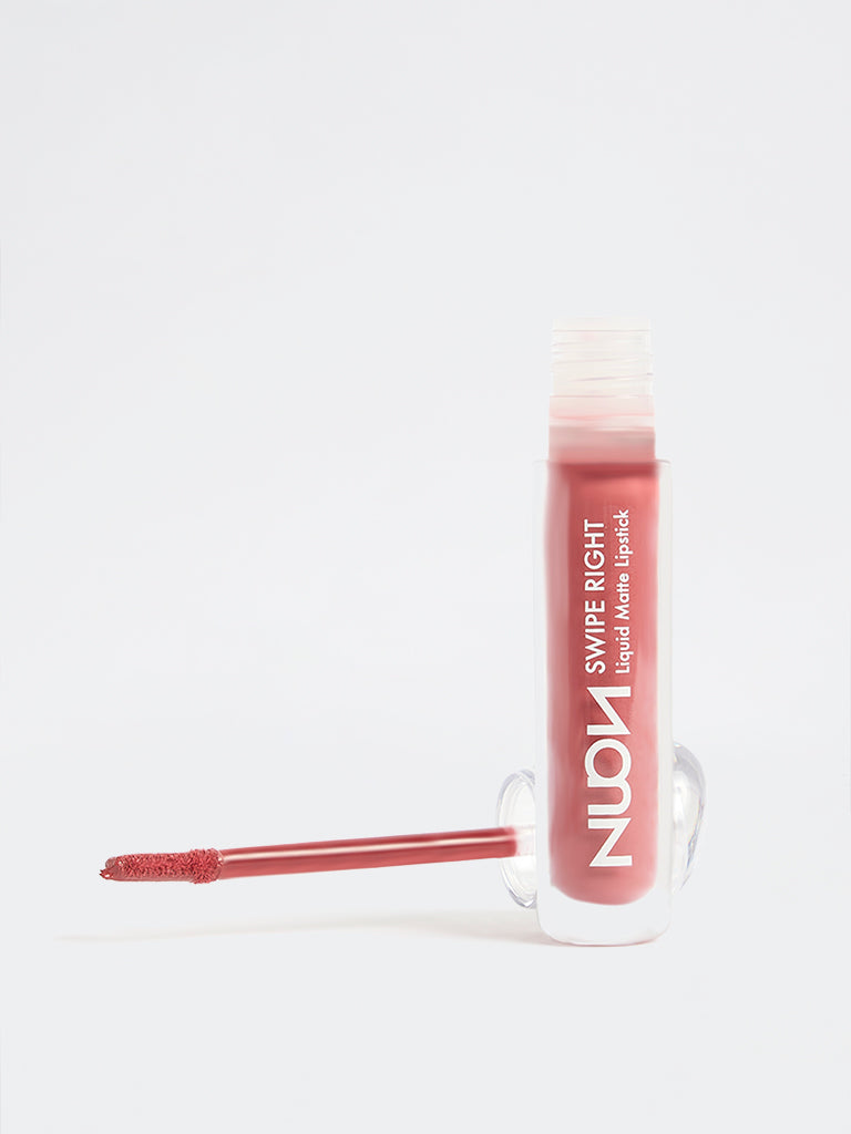 Nuon Swipe Right Pretty Please P-01 Liquid Matte Lipstick - 4.9 ml