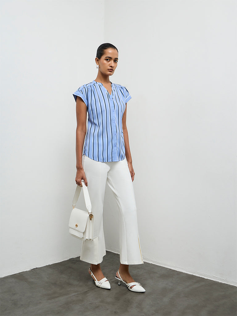 Wardrobe Blue Striped Blouse