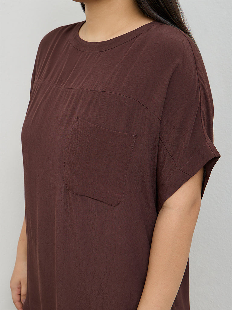 Gia Dark Brown Solid Top