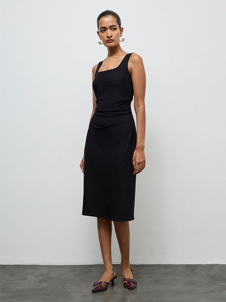 Wardrobe Black Straight Dress