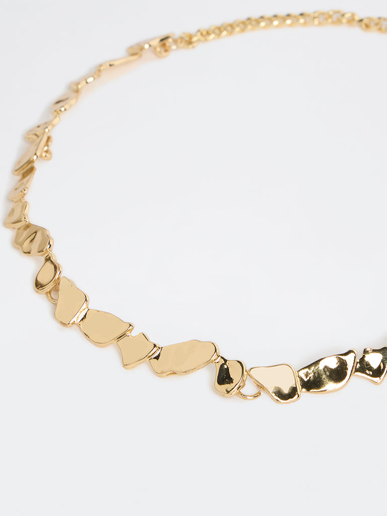 Westside Accessories Gold Abstract Necklace
