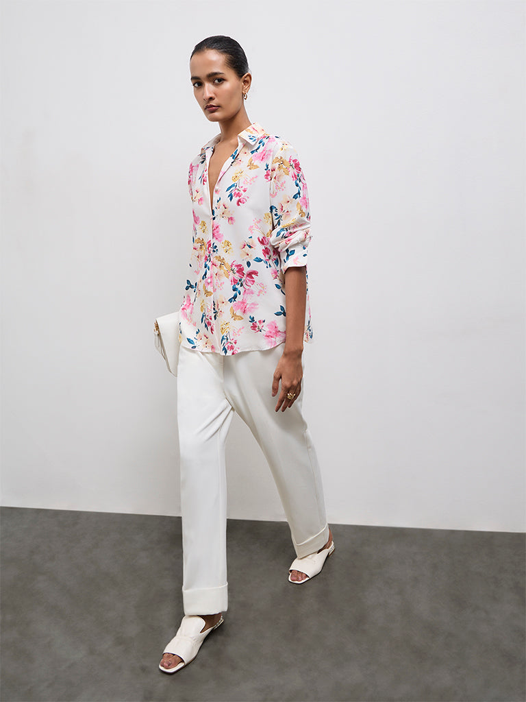 Wardrobe Multicolor Floral Printed Shirt