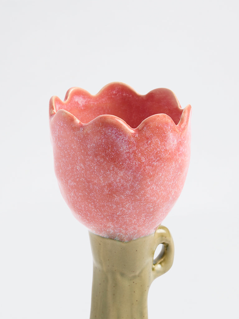 Westside Home Multicolour Floral Design Candle Holder