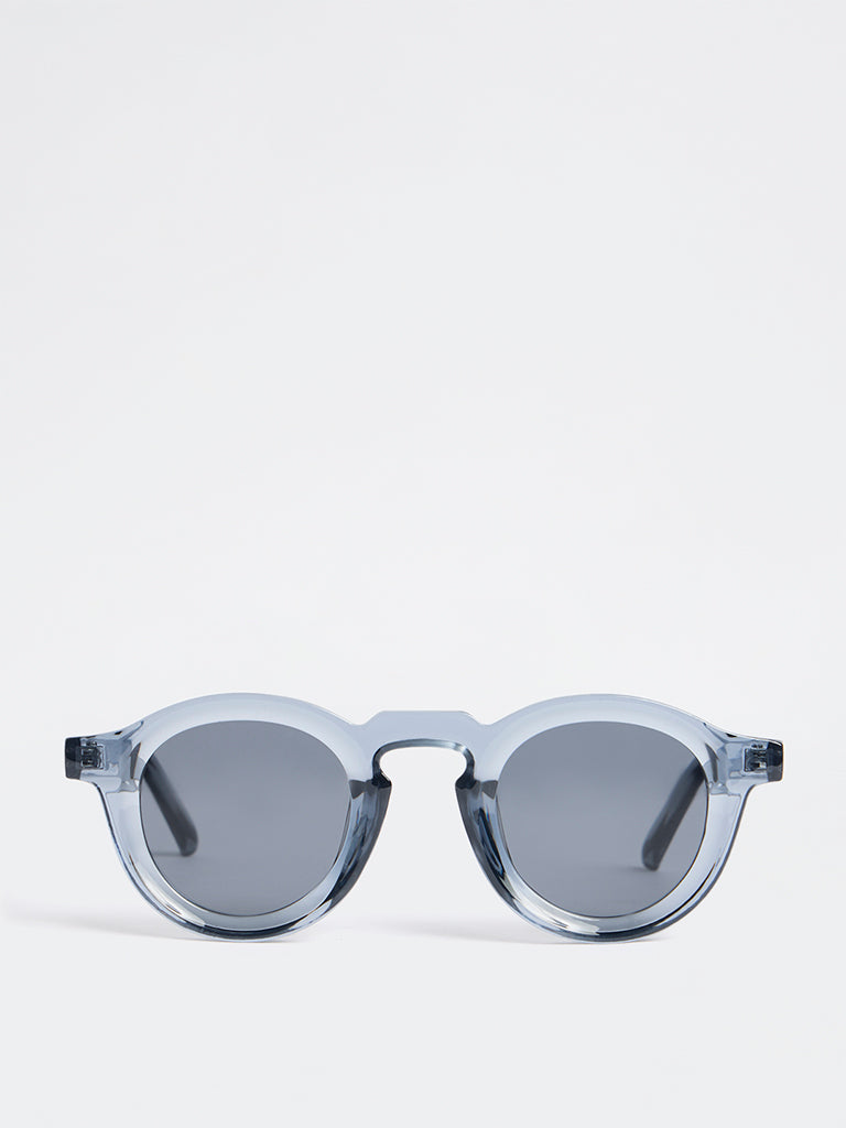 Westside Accessories Grey Round Sunglasses - Comes with a Pouch and Cleaning Cloth