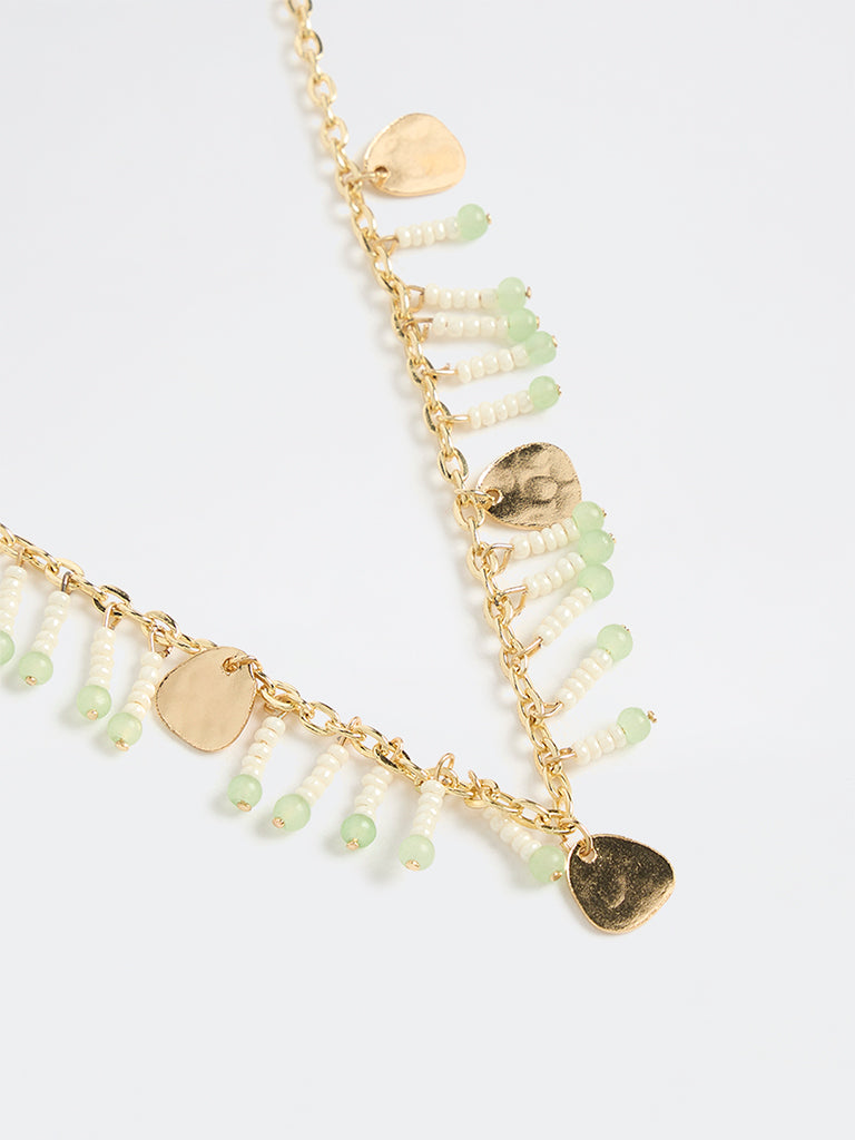Westside Accessories Gold Boho Charm Necklace