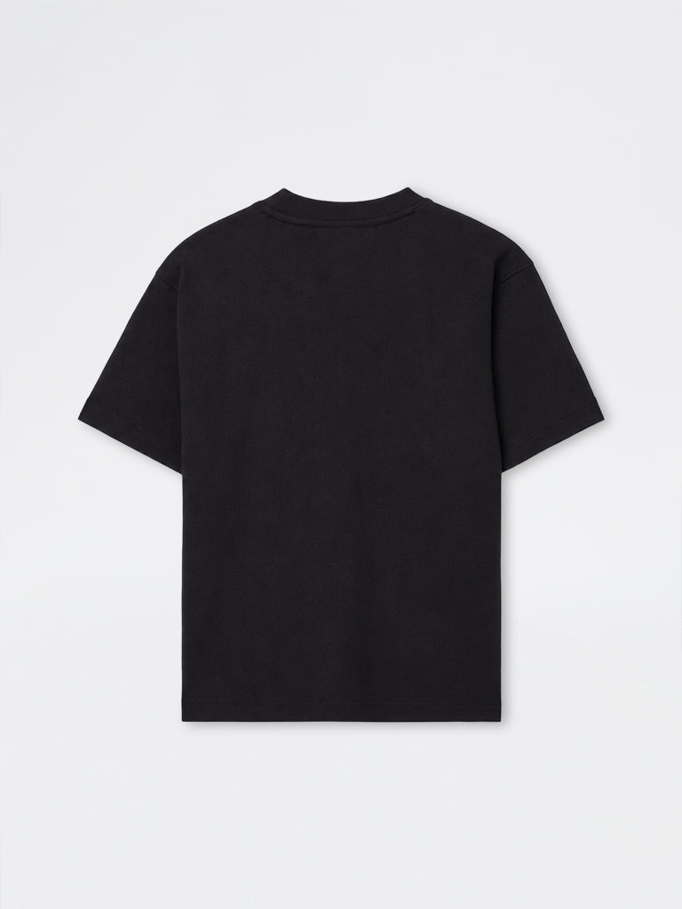 Nuoflexx Charcoal Textured Relaxed-Fit Cotton-Blend T-Shirt