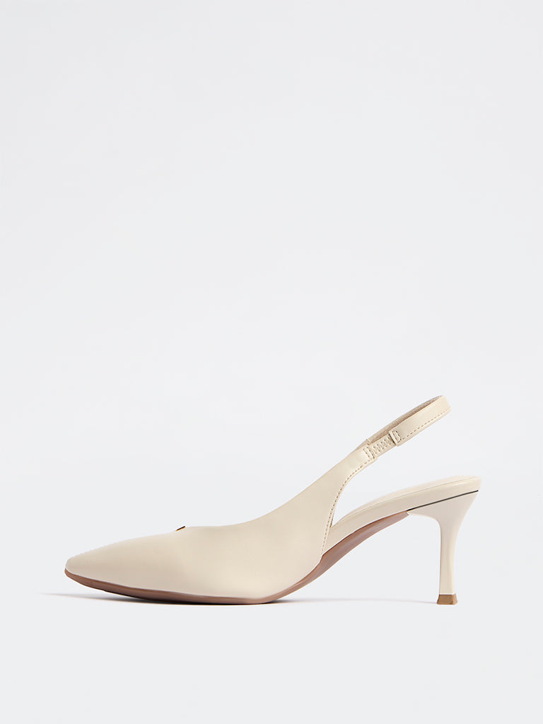 LUNA BLU Ivory Pump Shoes
