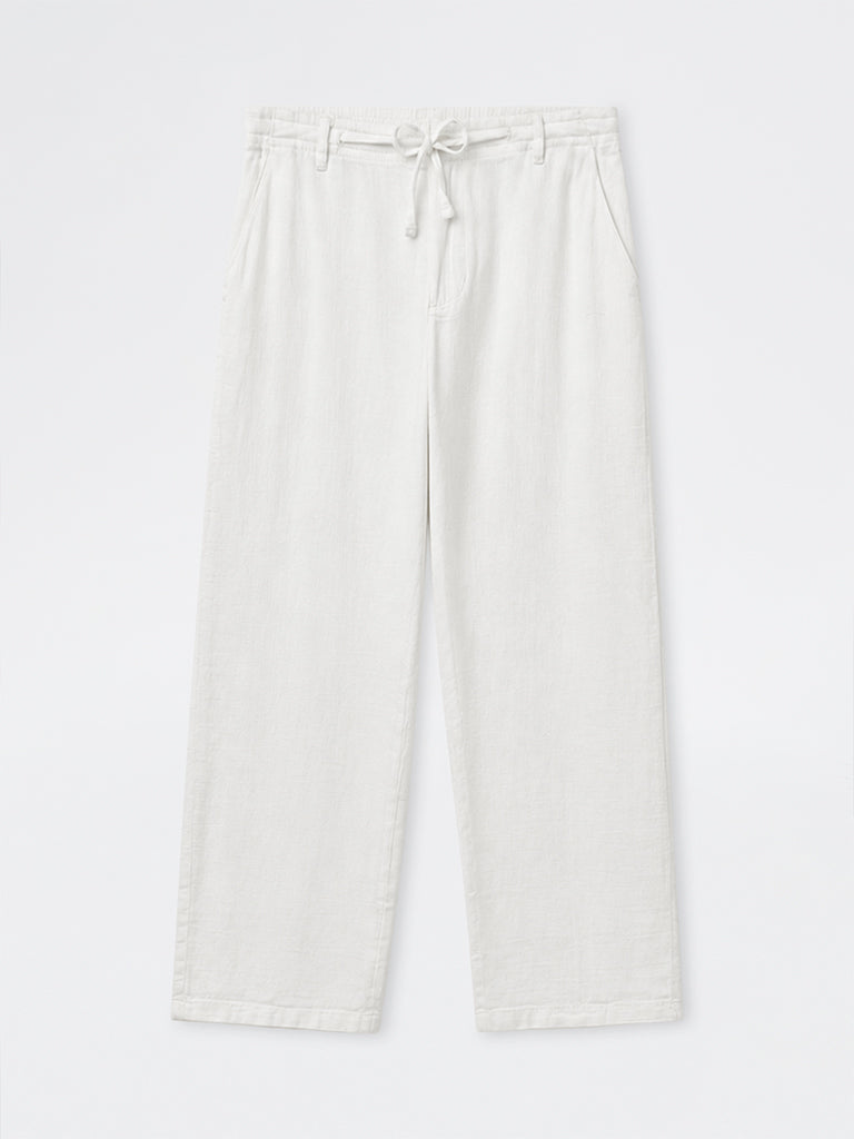 ETA Off-White Relaxed-Fit Mid-Rise Cotton-Blend Chinos