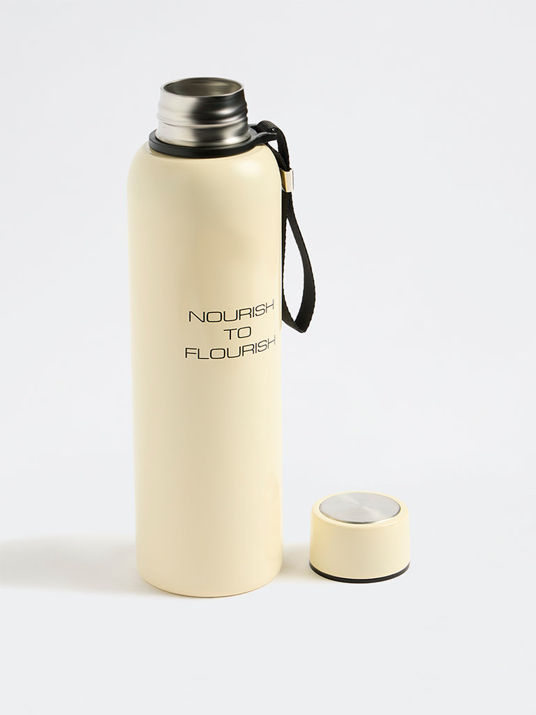 Westside Home Ivory Text Design Water Bottle - 850ml