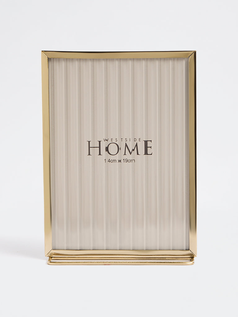 Westside Home Gold Metal Rectangular Photo Frame