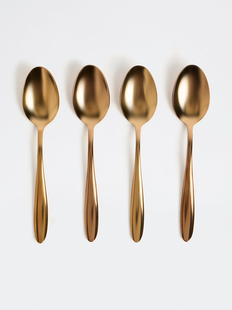 Westside Home Copper Table Spoons - Set of 4