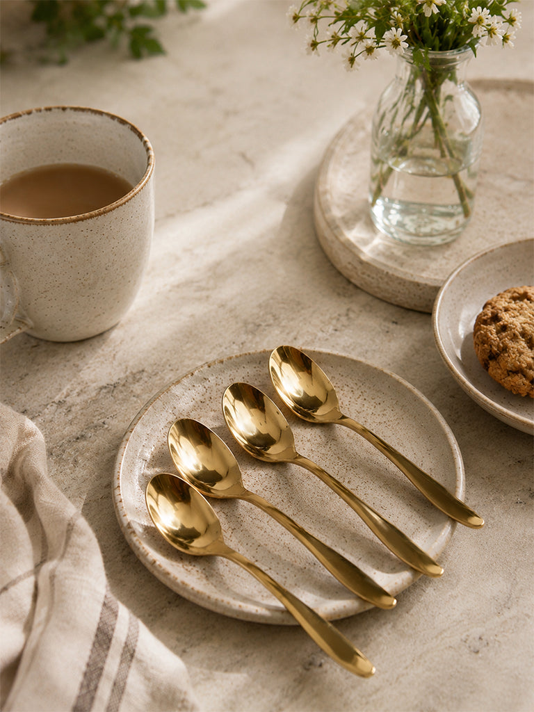 Westside Home Copper Tea Spoons - Set of 4