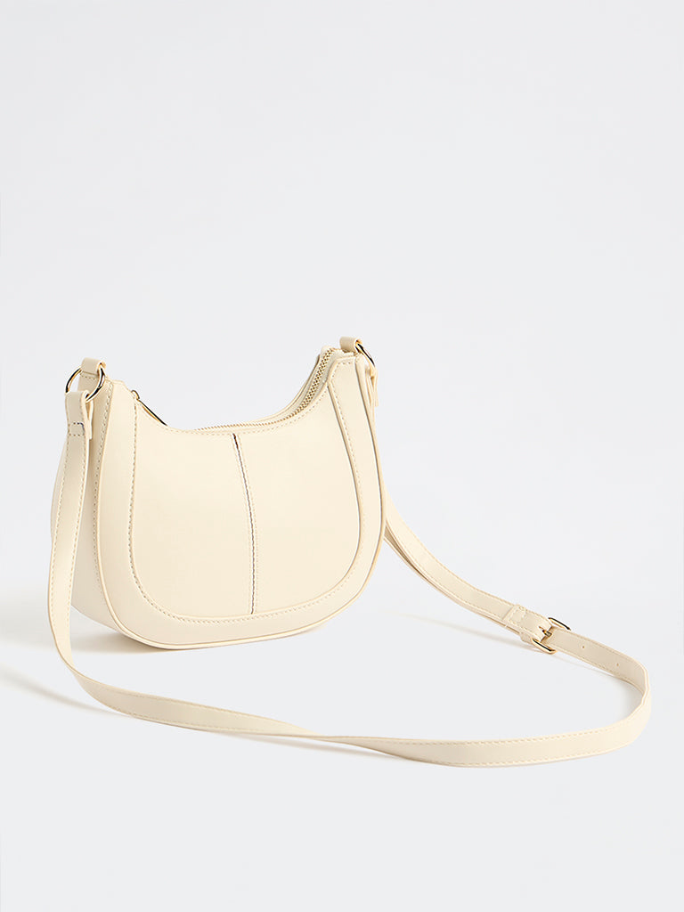 Westside Off-White Moon Sling Bag