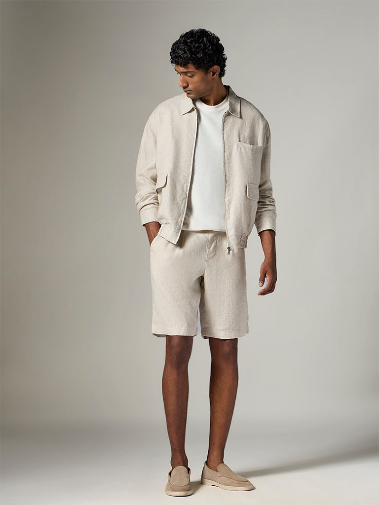 Ascot  Off-White Relaxed-Fit Jacket