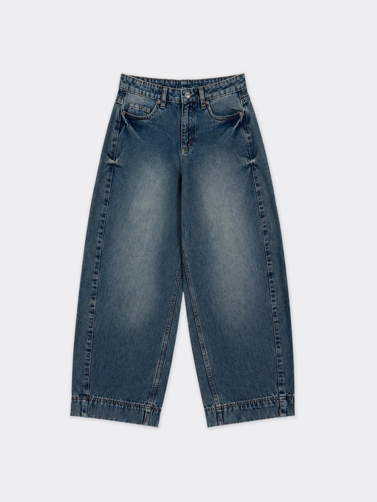 Nuon Blue Mid-Wash High-Rise Jeans