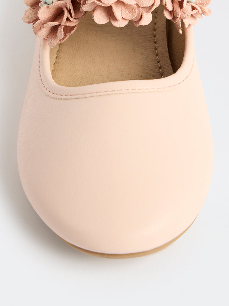 Yellow Pink Mary Jane Shoes