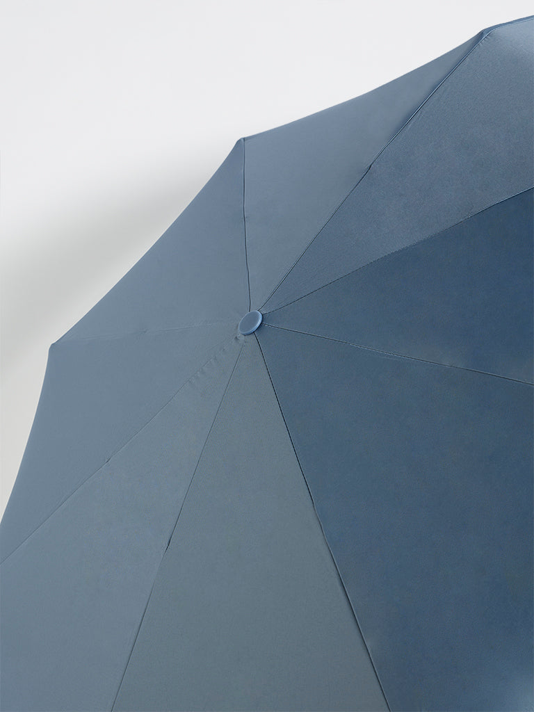 Westside Accessories Dusty Blue Foldable Umbrella with Cover
