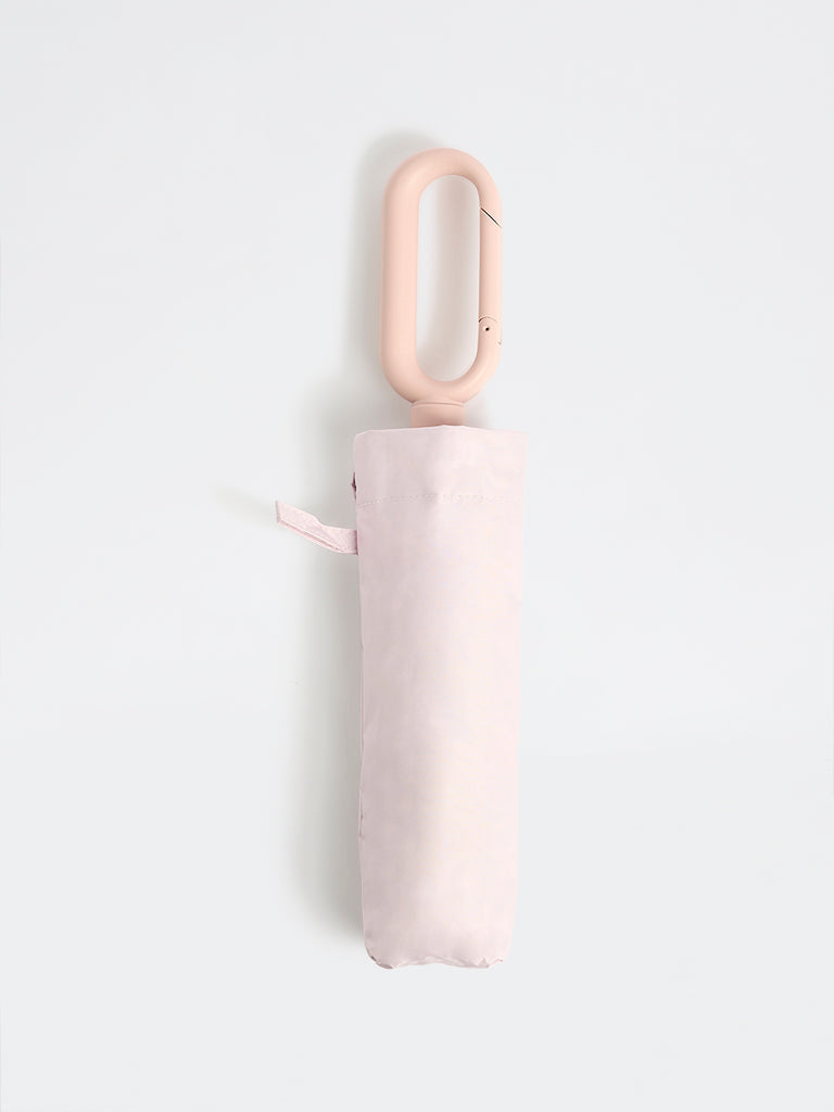 Westside Accessories Pink Foldable Umbrella with Cover