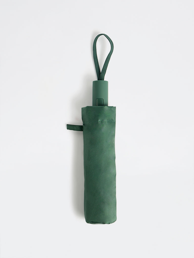 Westside Accessories Green Foldable Umbrella with Cover