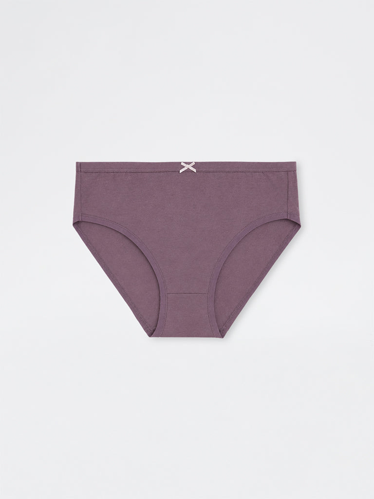 Wunderlove 3-Pack Cotton-Blend Hi-Leg Briefs