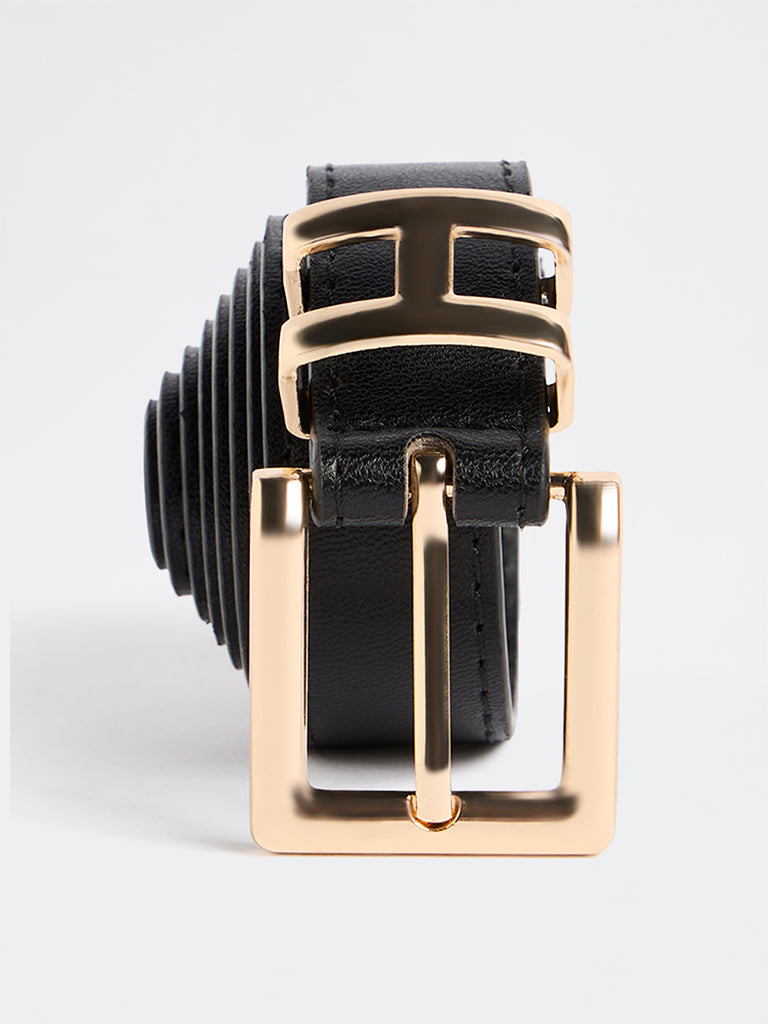 Westside Accessories Black H-Buckle Belt